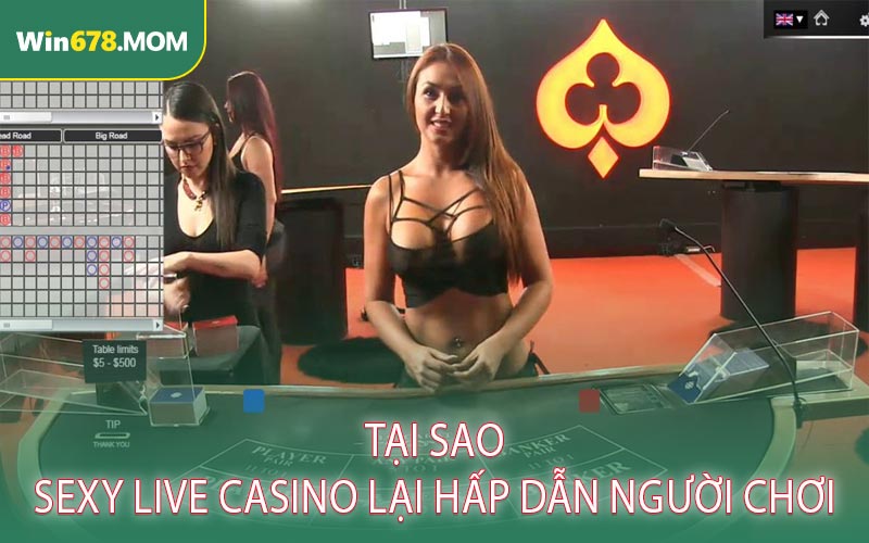 Tại Sao Sexy Live Casino Lại Hấp Dẫn Người Chơi