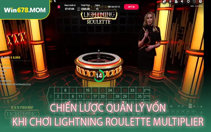 Chiến Lược Quản Lý Vốn Khi Chơi Lightning Roulette Multiplier