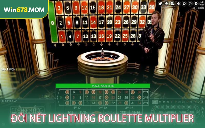 Đôi Nét Lightning Roulette Multiplier